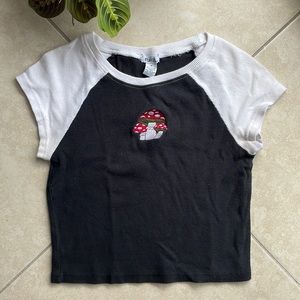 Mushroom Baby Tee